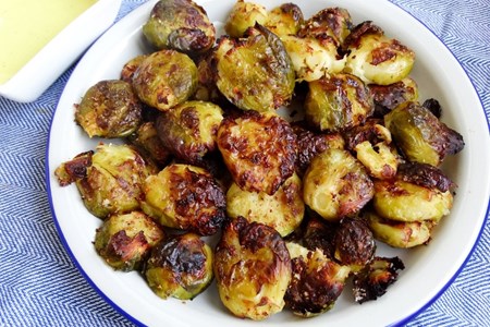 Smashed Brussels Sprouts